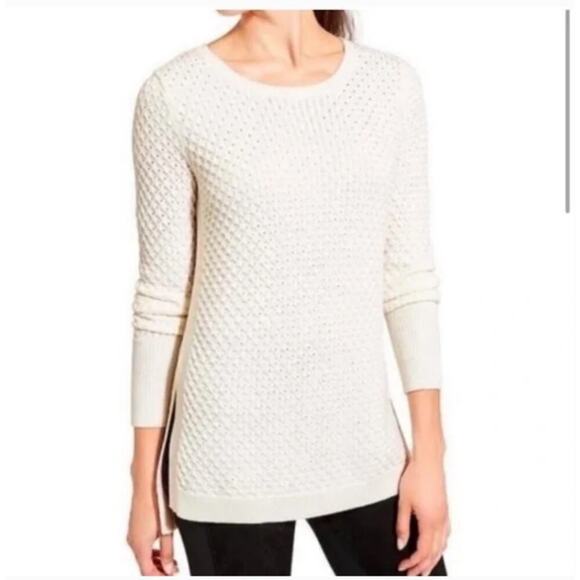 Athleta Sweaters | Athleta Thermal Wool Blend Honeycomb Sweater - Picture 1 of 13